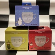 7-11 姆明 史力奇 阿美 雙層玻璃杯