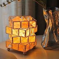 Geometric Crystal Salt Stone Night Light Bedside Lamp High-Value Birthday Gift 3S57 Bedroom Ambient 