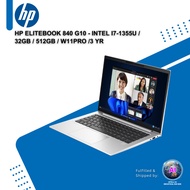 HP ELITEBOOK 840 G10 - INTEL I7-1355U / 32GB / 512GB / W11PRO /3 YR