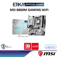 MSI B860M GAMING WIFI M-ATX MOBO (LGA1851) | AMD B860 AM5 Micro ATX DDR5 WiFi 7 Motherboard