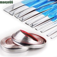 MAOYE Car Chrome Trim Strip Exterior Trim 3M Door Window Bumper Soft Sticker Guard Universal PVC Aut