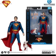 MC farlane Superman krypto dog Superman David corenswet movie 2025 deluxe theatrical edition-film su