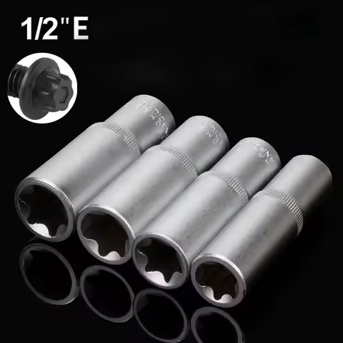 Lengthening Torx Star Wrench Socket 1/2" Drive 78mm Deep E-type Socket E8 E10 E11 E12 E14 E16 E18 E2