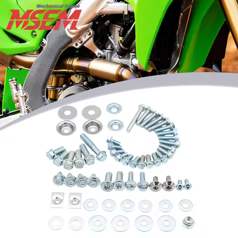 Motorcycles Fairing Fender Screw Bolt Kit Fastener Set For Kawasaki KX250F KX450F 2004-2024 KX250 KX