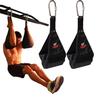 Premium Ab Slings Straps - Rip-Resistant Heavy Duty Pair for Pull Up Bar Hanging Leg Raiser Fitness 