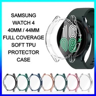 Samsung Watch 4 40mm 44mm Full Coverage Soft Tpu Protection Case Samsung Watch 4 40mm Cover Samsung 
