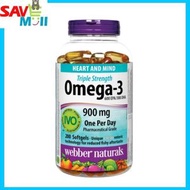 三倍強效 Omega-3 (900 毫克 EPA / DHA) 魚油 200 粒軟膠囊, 平行進口, 食期 2029.07