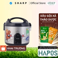 Genuine Thai Sharp 2.2 liter rice cooker with lid, 1.179mm thick non-stick inner pot KS-R231STV - HA