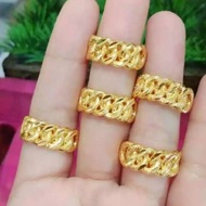 24k gold plated chain ring