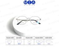 Gọng kính cận titan MIA EYEWEAR Vane 28507 đa giác sản xuất bằng chất liệu titan siêu nhẹ cao cấp MI