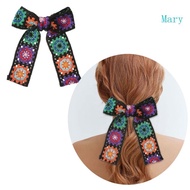 Mary Bows Barrette Hairpin Fashionable Hair Clip Elaborate Barrette Bowknot
