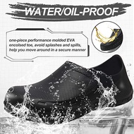 [Ready Stock & Cheapest] Chef Shoes -Non Slip Kitchen Shoes Safety Work Chef Clogs Shoes Lightweight