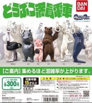 Bandai扭蛋 動物滿員電車扭蛋