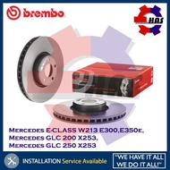 Brembo Front Brake Disc Rotor Mercedes E-CLASS W213 E300,E350e, Mercedes GLC 200 X253, Mercedes GLC 