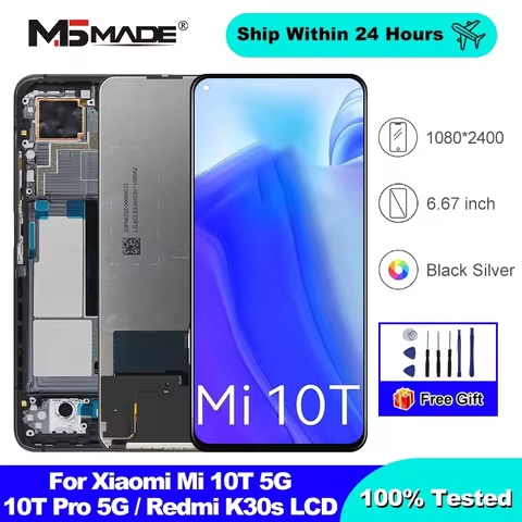 6.67'' For Xiaomi Mi 10T 5G Display 10T Pro 5G LCD M2007J3SY M2007J3SG Display For Redmi K30s M2007J