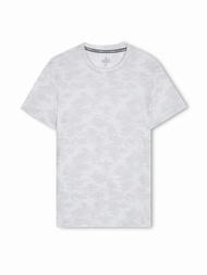 AIIZ (เอ ทู แซด) - เสื้อยืดแอคทีฟคอกลมผ้าโพลีเอสเตอร์ ลายพราง Men's Quick Dry Camouflage Printed Active T-Shirts
