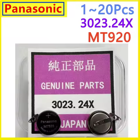 Original Panasonic 3023 24X MT920 3023.24X Watch Kinetic Energy Rechargeable Battery For Seiko 5J21 