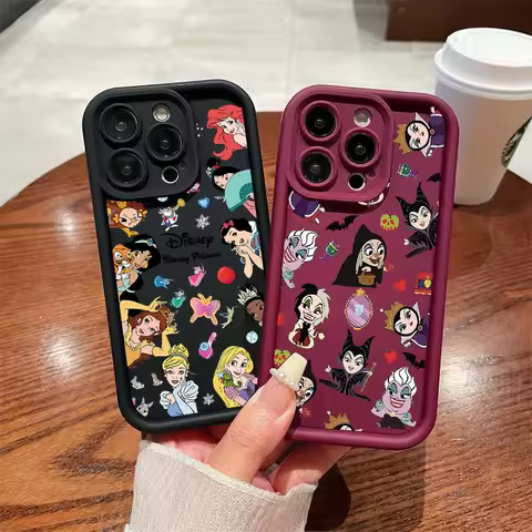 Cute Disneys Princess Evil Queen Phone Case for Vivo Y28 Y03 Y17s Y19s Y100 Y78 Y36 Y27 Y16 Y77 Y75