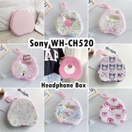 READY STOCKFor Sony WH-CH520 Headphone Case Cartoon Innovation Series Headset Earpads Storage Bag Ca