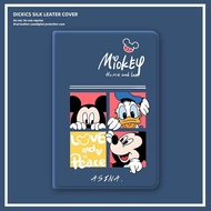 Cute Mickey ipad case ipad 10.2 2022 Pro 11 (1nd-4nd) ipad 10th gen case PU Leather 10.9 inch ipad 9th gen case 8th gen Air5 Air4 10.9 ipad 6th gen 9.7 Air2 9.7 Cover
