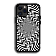 Hardcase Casing iphone 7 8 Plus X (S), XR, XS Max, 11 Pro Max, 12 Pro Max, 13 Black And White Spiral