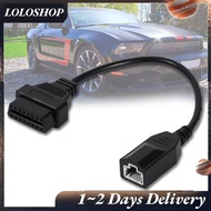 [Ready Stock] Loloshop Car 3Pin Socket To 16Pin OBD2 Diagnostic Connecting Adapter Cable Wire For Ho