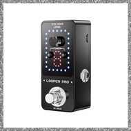 (PQAT) Looper Pro Guitar Effect Pedal 9 Loops 40 Minutes Recording Time Loop Station with Tuner Unli