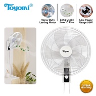 [NEW] Toyomi 16" Wall Fan with Pull String FW 4517