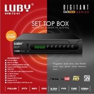 LUBY SET TOP BOX DVB STB T2-01 T2-02/ T2-03 Digital Broadcast Tv Full HD 1080 Cheap Quality 1 Year O