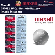 Maxell CR1632 3V Car Remote Battery 10 Years Shelf Life 1pc
