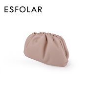 ESFOLAR 100% Genuine Leather Pouch Bag with Sling Chain EA-190025