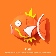 Cartoon Magikarp Cute Airpods Case Protection Airpods 4 Case Cute Airpods Pro 2 Case Silicone Airpod