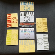 NIRVANA STICKERS BAND CUTTING STICKERS