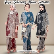 JOJOBars Batik Kedah Moden Baju Raya Kebaya Baju kurung PREMIUM 2024 BAJU MUSLIMAH (Ironless) Labuh 