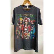 Second-Hand T-Shirt Frida Kahlo A fashion show by Gucci inspired Asar Studios Art Print Fabric 50/50
