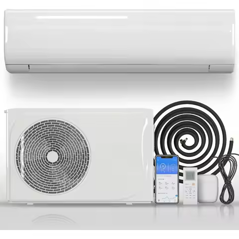 18000BTU Mini Split Air Conditioner with 1.5 Ton Pre-Charged Heat Pump,220-230V 21 SEER2 Ductless AC