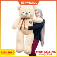 teddy bear [M'Sia Stock] 140cm Teddy Bear Love Plush Toys Doll Kids Doll Teddy Bear Besar