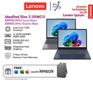 LENOVO IDEAPAD SILM 3 15IRH10 83RR00JWMJ / 83RR00JXMJ 15.6" LAPTOP ( C7-350 16GD5 512SSD / WIN11H / 