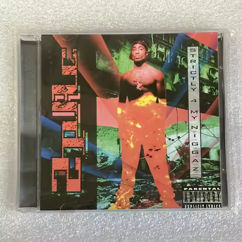 Rap 2pac Makaveli Music CD Strictly 4 My N I G G A Z Album Something 2 Die 4 Music Record Cosplay Wa
