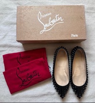 👠法國鞋王 紅底鞋 Christian Louboutin / 經典絕版卯釘 38