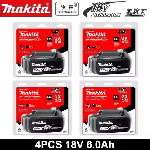 original Makita 18V 6.0Ah Rechargeable Battery ,For Makita BL1830 BL1830B BL1840 BL1840B BL1850 BL18