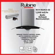 RUBINE BUILT-IN COOKER HOOD RCH-MARIA-SS ( 1200 m³/hr )