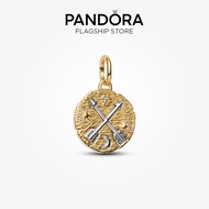 Pandora ME Crossing Arrows Medallion Charm