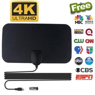 ♥Readystock+FREE Shipping♥TV Dtv Box Digitale 4K 25DB High Gain Hd High Gain HDTV Digital Antenna Mini HDTV ground wave TV antenna DVB-T2 receiving antenna