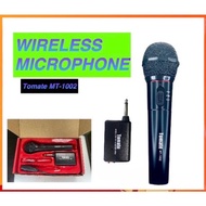 Microphone Wireless Tomate Mt-1002 - Mic Wireless Dan Kabel -