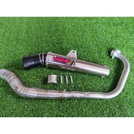 Daeng sai4 pipe for SUZUKI RAIDER 150 Fi ( black )