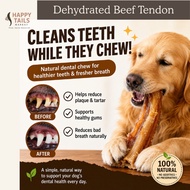 Premium Homemade Beef Tendon Dog Chew | Dehydrated Natural Dental Treat | Tough Natural Chew For Agg