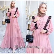 Latest 2025 Ghamis Bju Gamis Ibuibu Pengajian Gamis Lebaran Idul Fitri Gahmi Kekinian Latest Gamies 