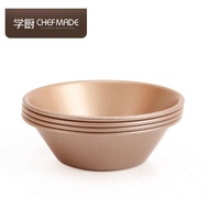 Chefmade WK9197 3-Inch Egg Tart Mould Portuguese Baking Utensils Four-Piece Set 8.3 * 2.6cm