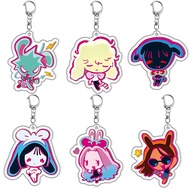 Anime Alien Stage Keychains Cute Figure Luka Ivan Till Mizi Hyuna Sua Keyrings for Womens Bag Access